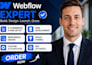 build webflow ecommerce cms responsive online store website design setup